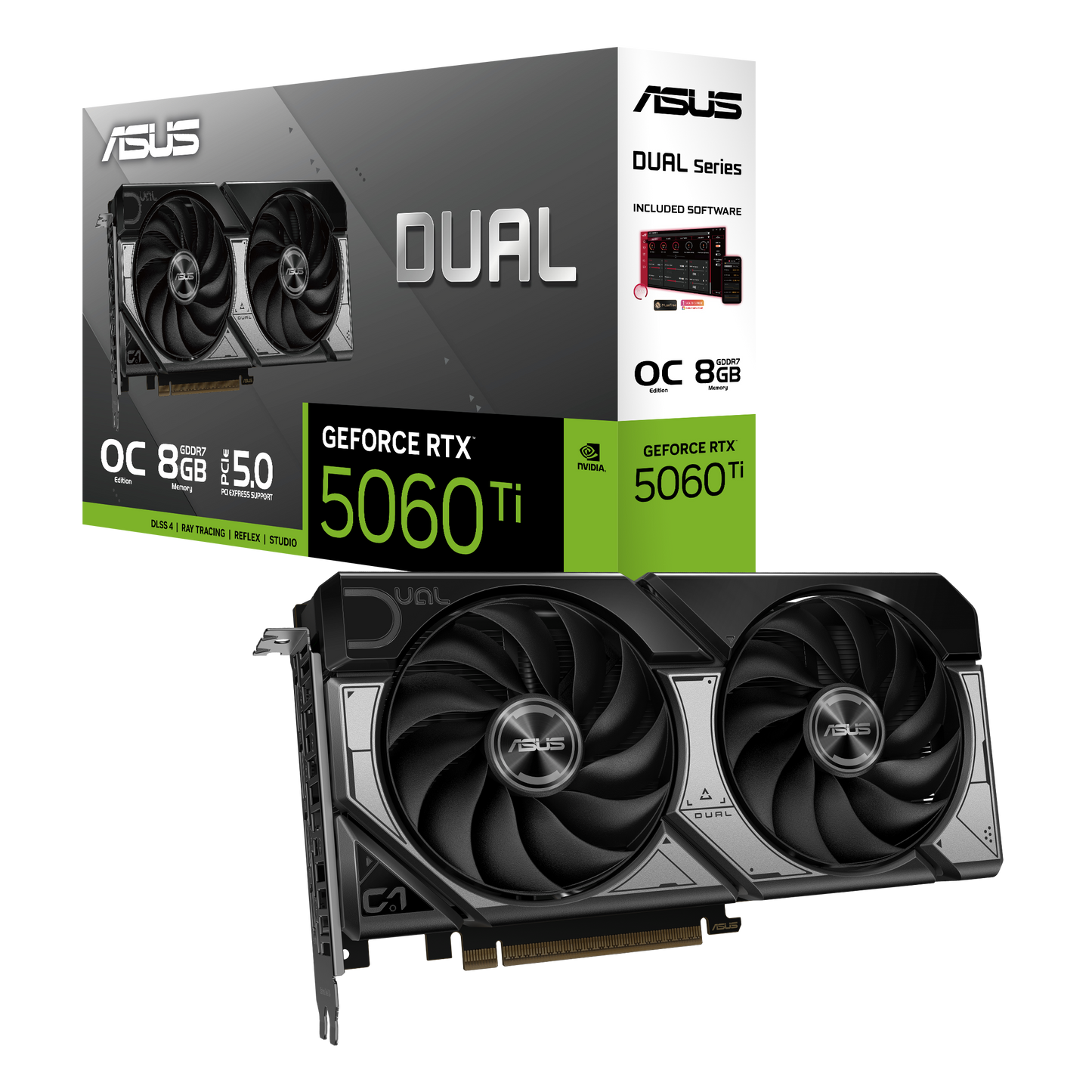 ASUS Dual RTX 5060 Ti OC Edition VRAM de 8 GB